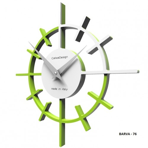 Dizajnové hodiny 10-018 CalleaDesign Crosshair 29cm (viac farebných verzií) Farba caffe latte-14 - RAL1019