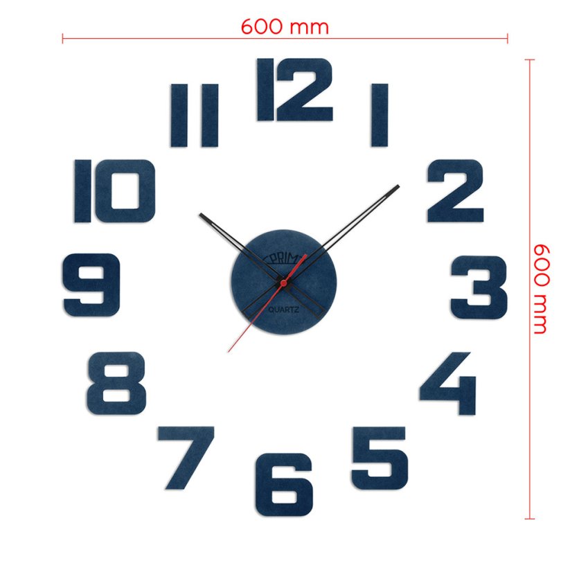 Nalepovacie hodiny PRIM Colorino - C - E07P.4388.30