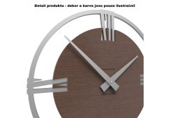 Dizajnové hodiny 10-031n natur CalleaDesign Sirio 38cm (viac dekorov dyhy) Dyha bielený dub - 81