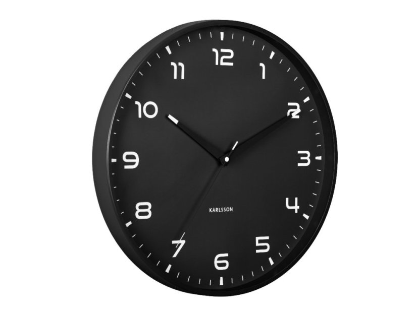 Dizajnové nástenné hodiny 6053BK Karlsson 40cm