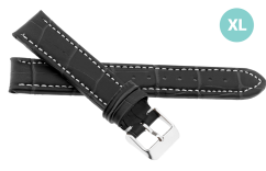 Predĺžený kožený remienok na hodinky R14501/20XL (20 mm)
