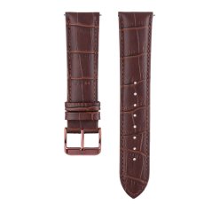 Kožený remienok na hodinky PRIM RB.13228 (22 mm) - tmavo hnedý - RB.13228.2220.5252.L1