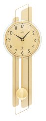 Designové nástěnné hodiny 5329 řízené rádiovým signálem AMS 66cm