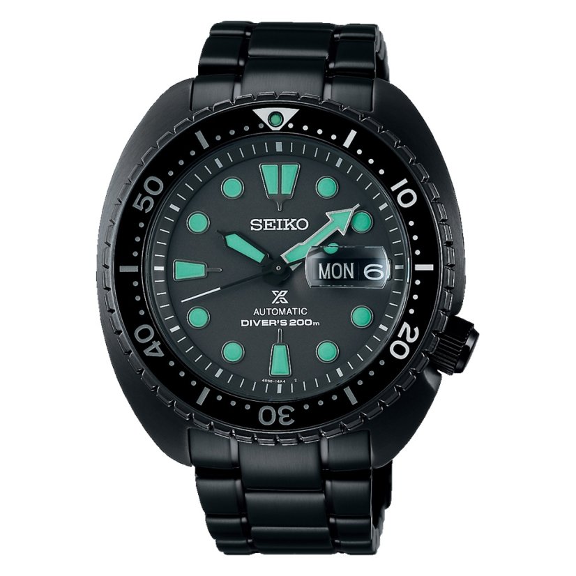 Seiko SRPK43K1 Prospex Black Series ‘Night Vision’ Turtle Diver