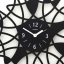 Dizajnové hodiny D&D 305 Meridiana 51cm Meridiana farby kov čierny lak