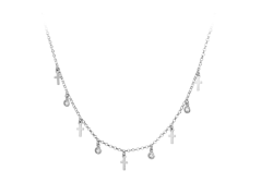 Stříbrný náhrdelník JVD SVLN0183XH2BI45
