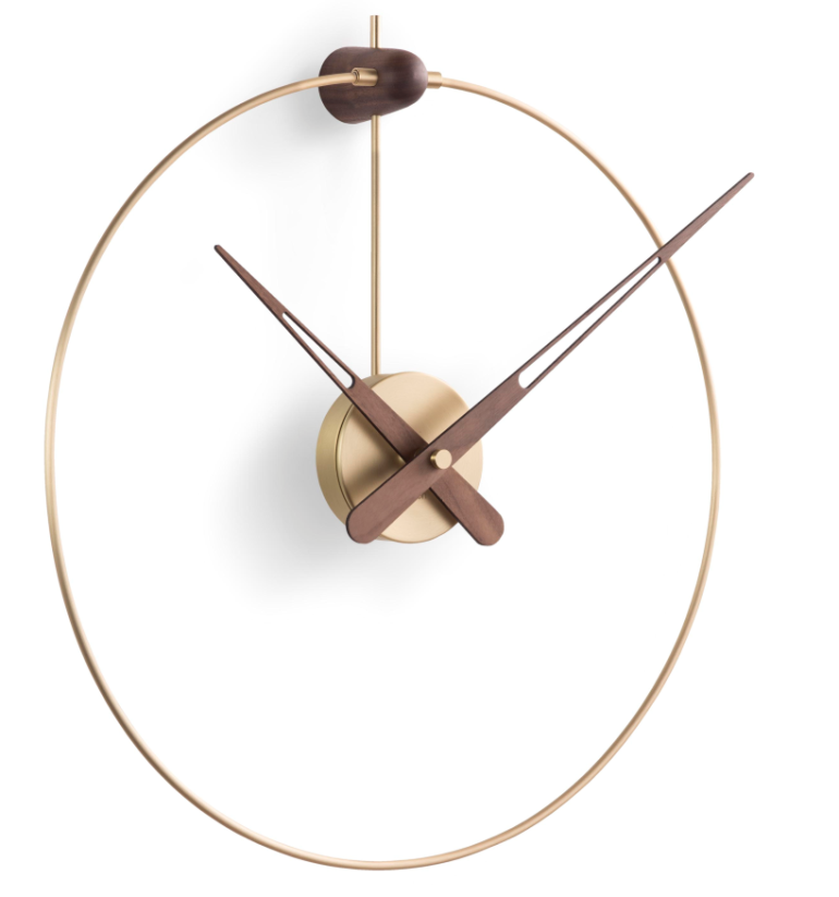 Dizajnové nástenné hodiny Nomon Anda small gold 50cm