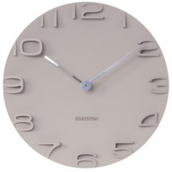 Dizajnové nástenné hodiny 5311GY Karlsson 42cm