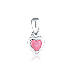 Strieborný prívesok so zirkónmi JVD SVLP0848SH2R200