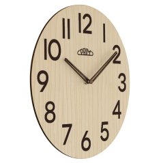 Dřevěné hodiny s tichým chodem PRIM Genuine Veneer - A - E07P.4245.5350