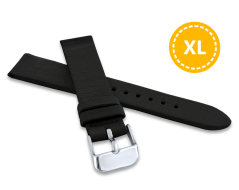 MINET XL Tmavosivý remienok AGRA z luxusnej kože Top Grain - 18 - XL