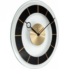 Dizajnové nástenné hodiny 2790zw Nextime Retro Black 31cm