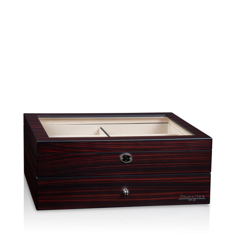 Pouzdro na brýle HEISSE & SÖHNE 70019-197.159 HS Sylt - Ebony
