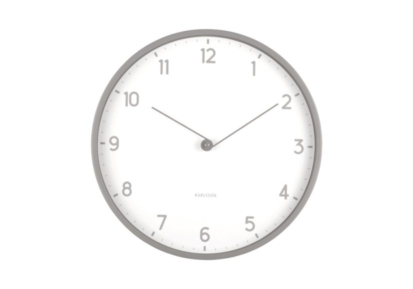 Dizajnové nástenné hodiny 6057GY Karlsson 30cm