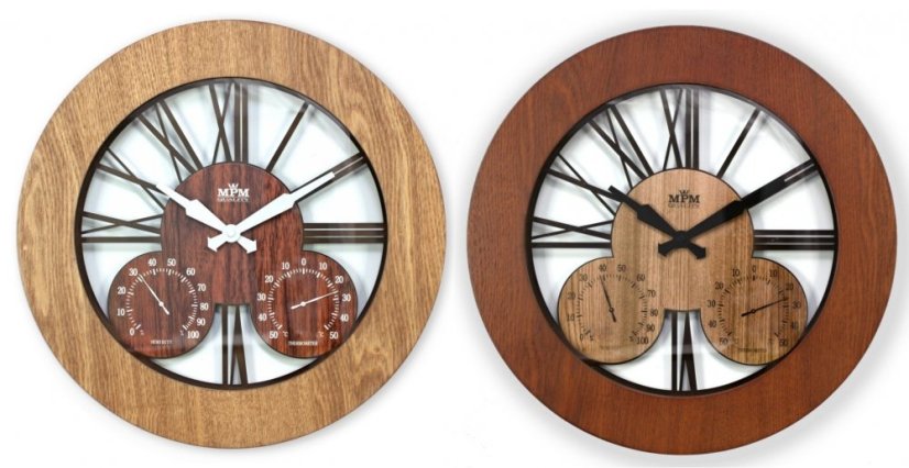 Drevené hodiny MPM E07.3664.5251