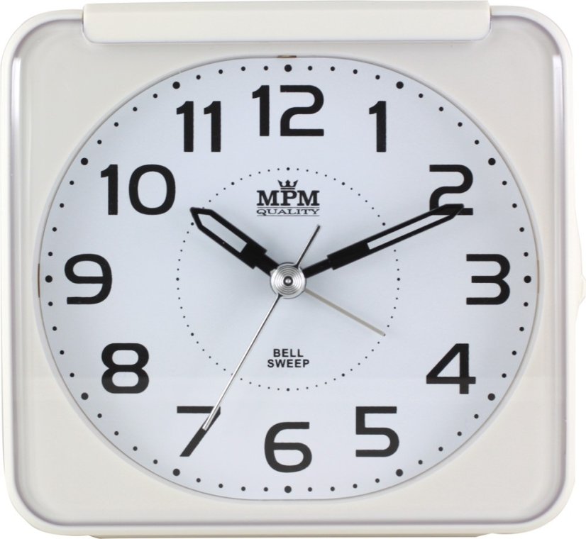 Budík s tichým chodem MPM C01.3529.00