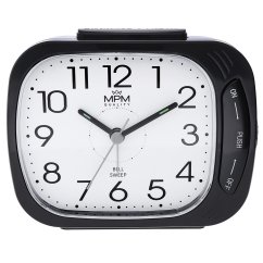 Ručičkový budík s tichým chodem Elim MPM C01.4250.90