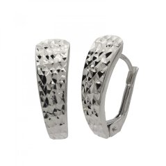 Zlaté náušnice z bílého zlata CTK030/13W (585/1000) 1.5 g