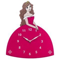 Dětské nástěnné hodiny PRIM Princezna - růžové - E11.4627.20.007038