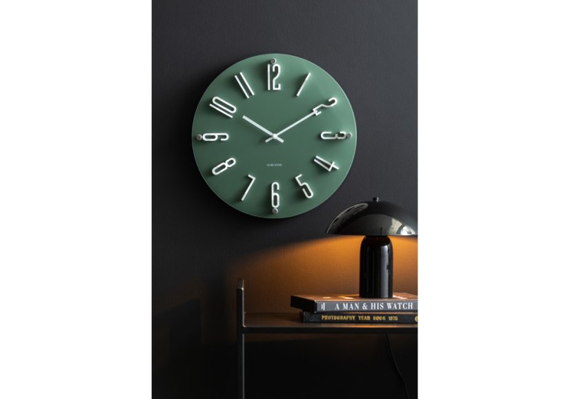 Dizajnové nástenné hodiny 6090GR Karlsson 40cm
