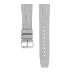 Fluoroelastomer řemínek na hodinky RJ.15355 (22 mm) - šedý - RJ.15355.2220.92.L1