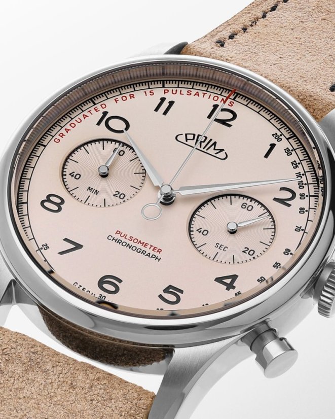 Prím Janský Pulsometer Chronograph 42 - A - W01P.13282.A