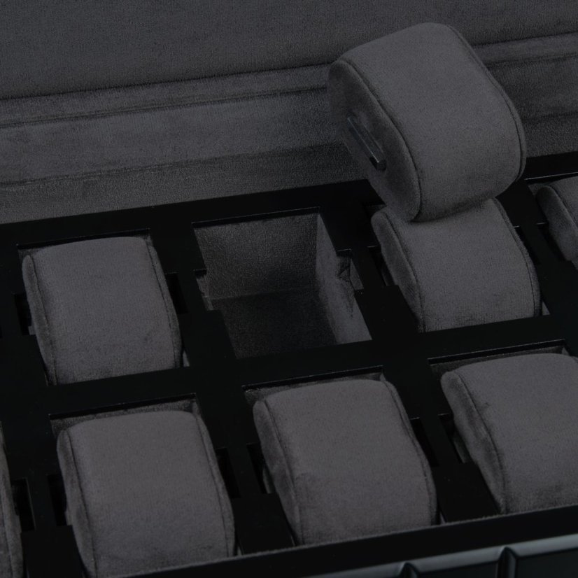 Kazeta na hodinky HEISSE & SÖHNE 70019-210.142.50 HS Dover 10 - Schwarz / Anthrazit