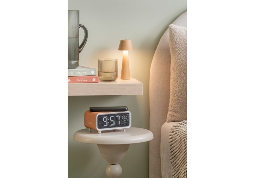 Digitálne stolné hodiny 6054YE Karlsson 11cm