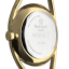 MINET Zlaté dámské hodinky s čísly ICON GOLD PEARL MESH