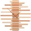 Dizajnové hodiny 10-201 CalleaDesign 60cm (viac farieb) Farba terracotta-24