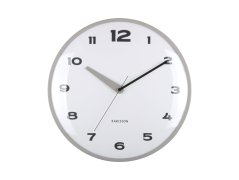Dizajnové nástenné hodiny 6028GY Karlsson 40cm