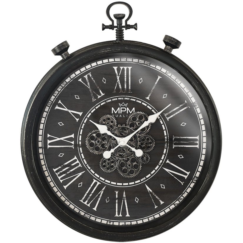 Nástenné hodiny s tichým chodom MPM Vintage Timekeeper - E01.4326.90