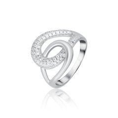 Strieborný prsteň JVD SVLR1322XE9BI54