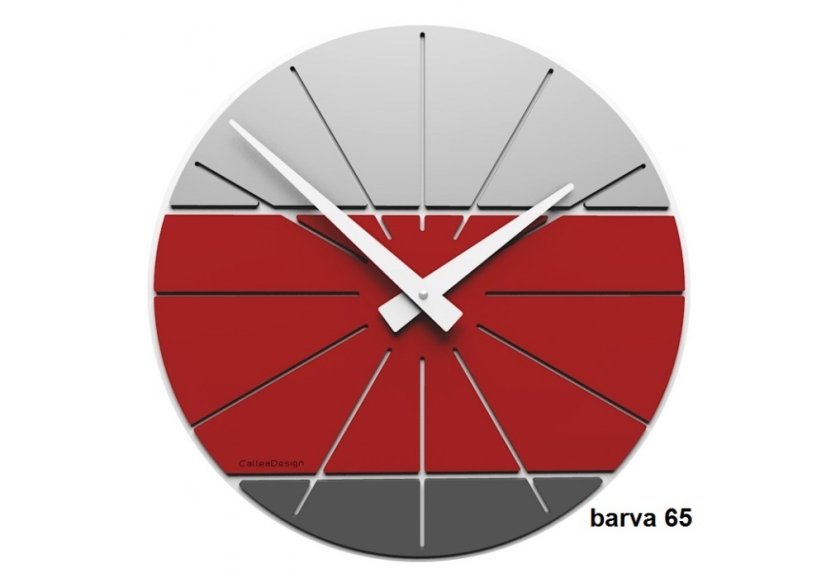Dizajnové hodiny 10-029 CalleaDesign Benja 35cm (viac farebných verzií) Farba zelené jablko-76