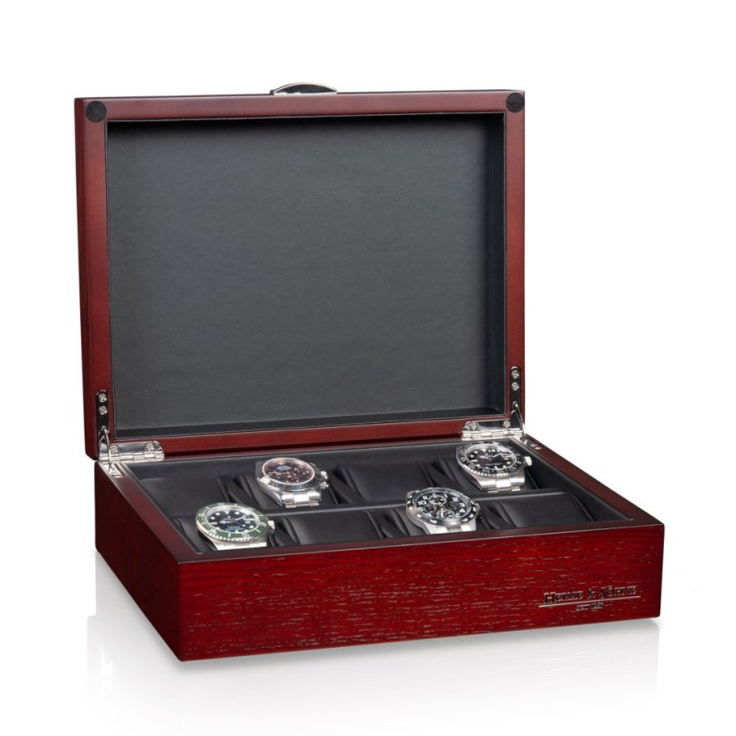 Kazeta na hodinky HEISSE & SÖHNE 70019-191.163 HS Bregano 8 - Cherry