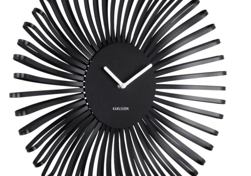 Dizajnové nástenné hodiny 6075BK Karlsson 48cm