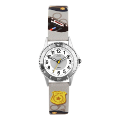 Dětské náramkové hodinky s motivem policie JVD J7232.3