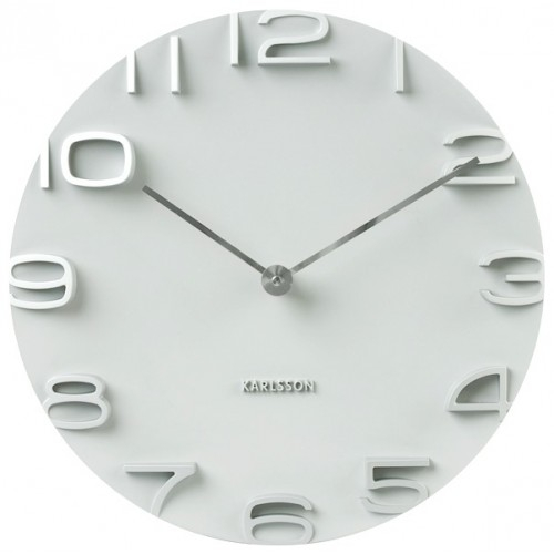 Designové nástěnné hodiny 5311WH Karlsson 42cm