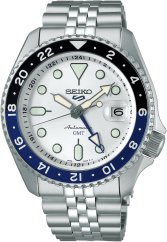 Seiko SSK033K1 Seiko 5 Sports SKX GMT Sky Blue, Silver Cloud