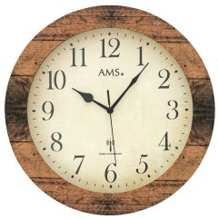 Designové nástěnné hodiny 5560 AMS řízené rádiovým signálem 35cm