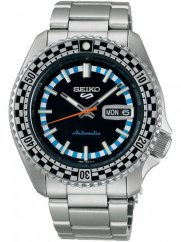 Seiko SRPK67K1 Seiko 5 Sports Black & White ‘Checker Flag’ Special Edition