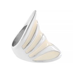 Nerezový prsten 5226 (velikost 60) - stříbrnobílé barvy - SRI.5226.. size60