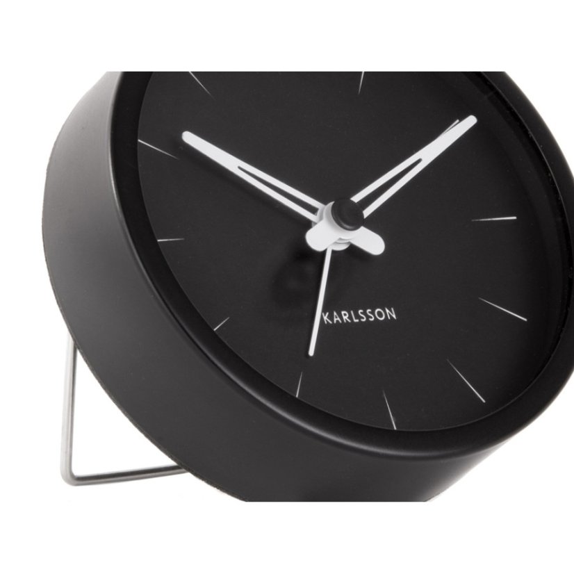 Dizajnový budík 5835BK Karlsson 9cm