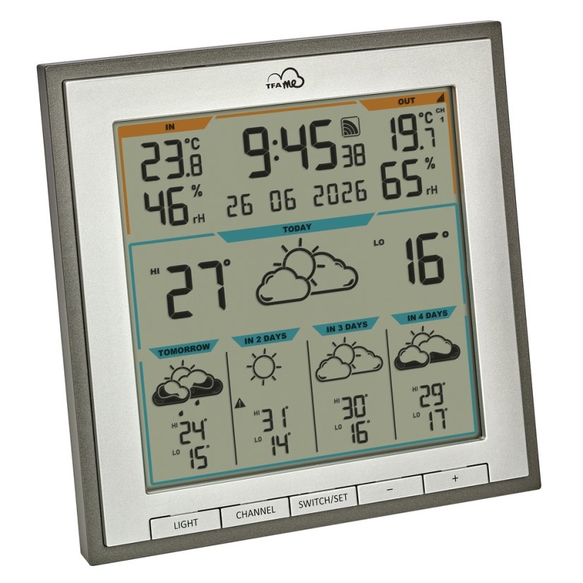 TFA 35.8105.10 - Bezdrôtová WiFi meteostanica s múdrou predpoveďou TFA.me ID-08