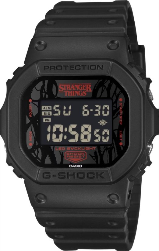 CASIO DW-5600STT-1ER G-Shock Stranger Things collaboration models
