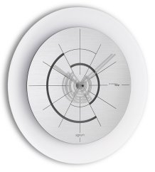 Dizajnové nástenné hodiny I559M chrome IncantesimoDesign 40cm