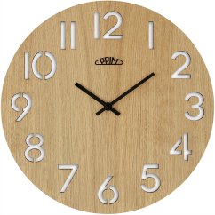 Nástenné hodiny s tichým chodom PRIM Authentic Veneer - B - E07P.4242.51