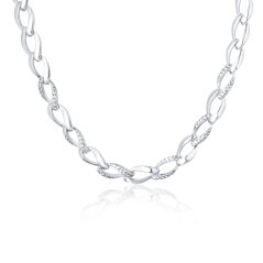 Stříbrný náhrdelník JVD SVLN0205SH2BI42