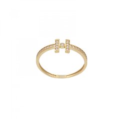 Zlatý prsten RRCT083, vel. 59, 1.35 g