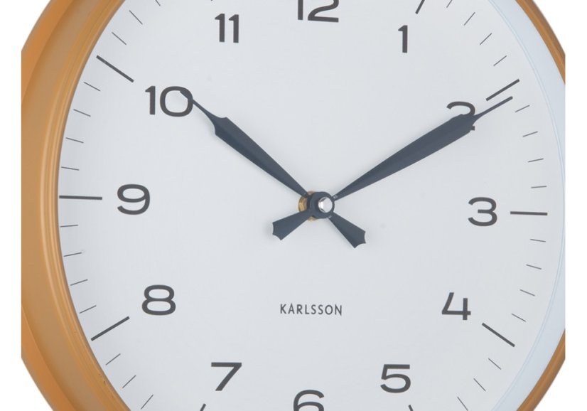 Dizajnové nástenné hodiny 6056YE Karlsson 30cm